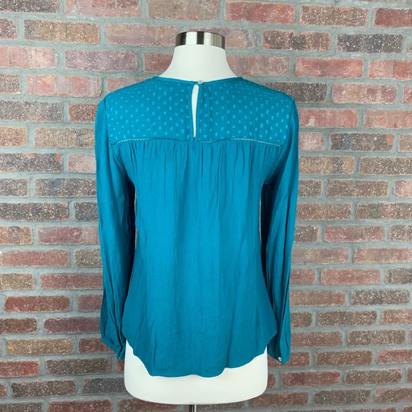 Anthro Meadow Rue Vivie Blouse, Sz S - Picture 6 of 8